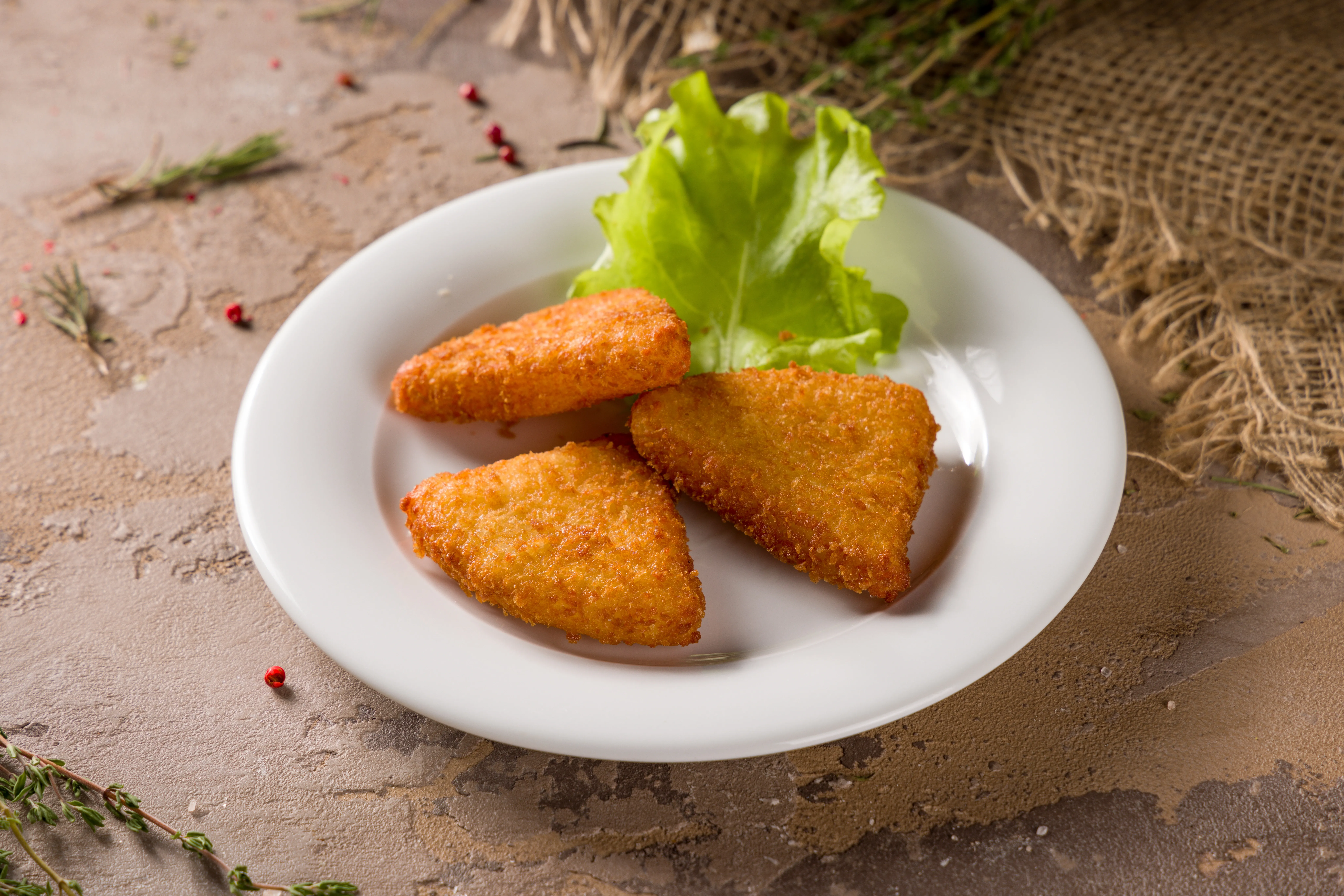 Сулугуни жареный